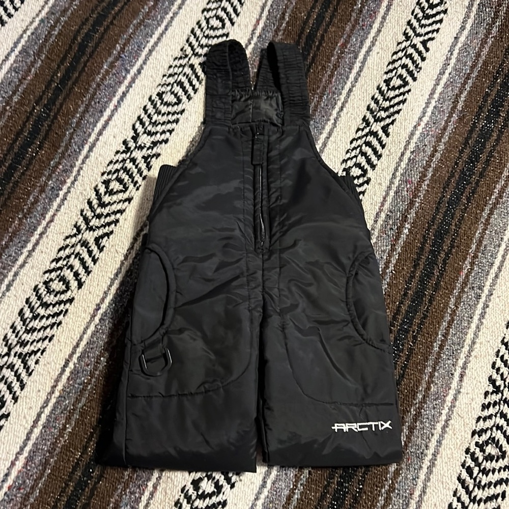 Arctix Kids Insulated Snow Bibs in Black — Fit 18 Months - 3T